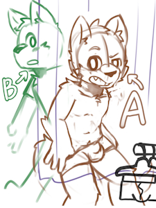 YCH Fitting room Try some new underwear !