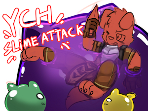 [YCH] New Adventurer Please beware The SLIMES !