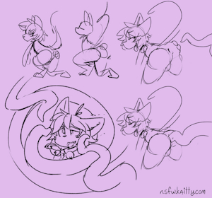 Dreamy Tentacle Sketches