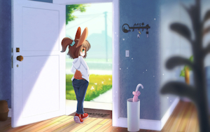 Heading out