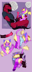 Naughty Mitsy~ (with caption)