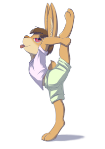 Bramble's stretching