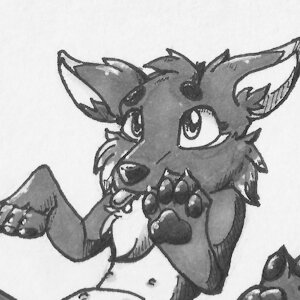 Sweet Little Dog (Made in the SketchBook)