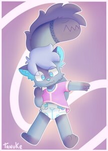 What a cute tail! >w<