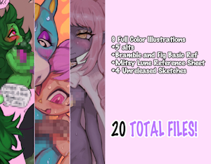 Lolihet Gumroad Art Pack Promo!