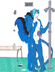 Commission - Wet Skunks