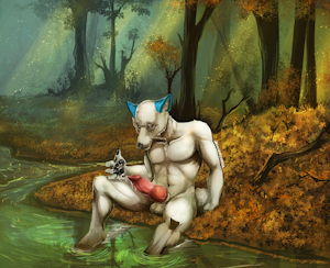 "In the forest" By VenLightChaser