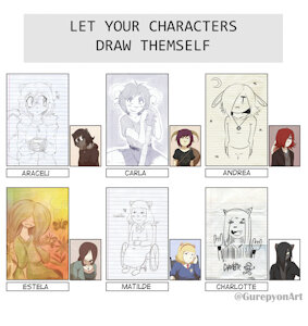 Self-drawing oc meme.