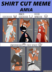 Shirt Cut Meme: Amia Sage