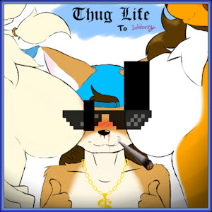 Boobs Party: THUG LIFE to InkBunny [MilkTeaFox]