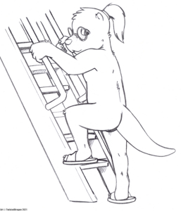 Pretty otter's peculiar park visit (Public Nudity)