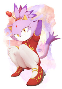 Lunar Blaze pinup.
