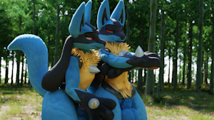 Lucario Brotherly Love Animation