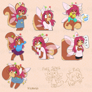 [CM] Faerie Alex Sticker Set