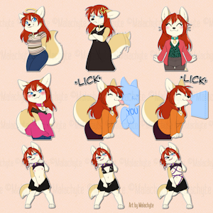 [CM] Kitsune Suzzo Sticker Set