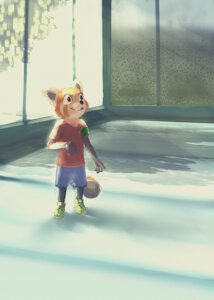 red panda friend