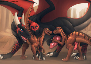 Raptors Before Time | + extra cum version