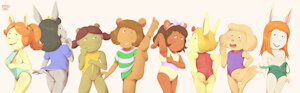 Preschoolers & Leotards.