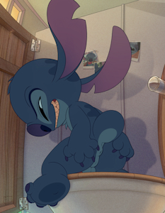 Stitch doing Stuff