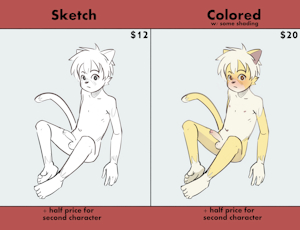 Commission Info (Check journal for slots)