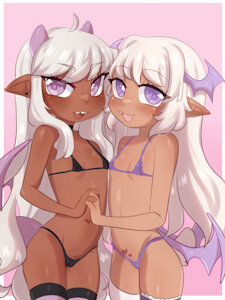 Purple eyes