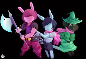 DeltaruneXArthur crossover.