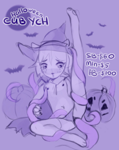 HALLOWEEN CUB YCH [closed]