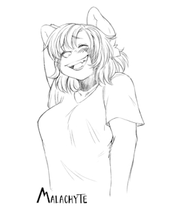 Mal's toothy smile