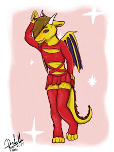 Kinktober 02 - Crossdressing