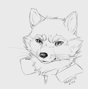 Rocket Raccoon ink bust
