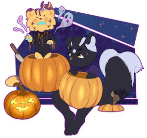 Pumpkin Ghost of Halloween Present