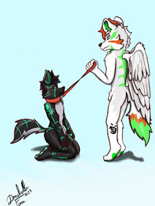 Kinktober 21 - Collar/Leash