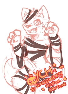 [Halloween YCH CLOSE] boo ! "You have to see your face ha haaa"