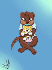 Kinktober 29 - Babyfur