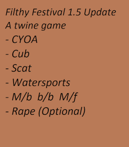 Filthy Festival Twine game version 1.5