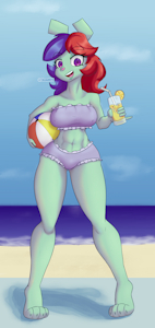 A drink at the beach