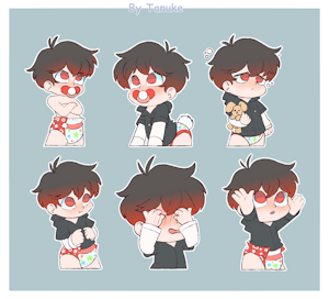 Syny stickers ~>w<
