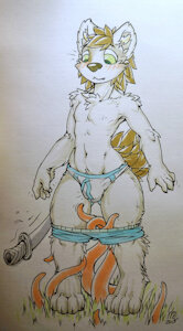 eeep!? (sudden horny tentackes)
