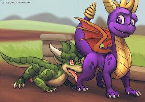 Spitey and Spyro the dragons! part1