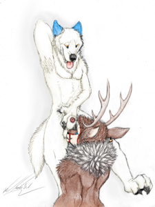 “teasing the reindeer” color By Vellum