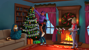 Christmas party [commission]