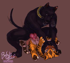 Wing-It Commission: Young Master Tigress Noncon