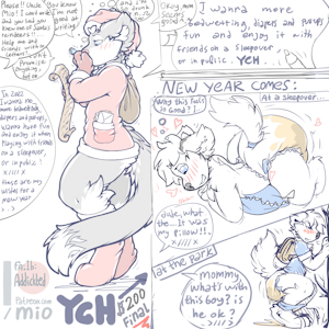 Big NewYear YCH! [abdl] comic page