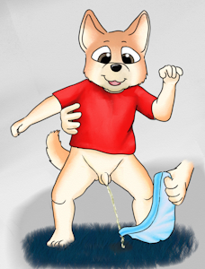 Sudden Stripping part 2 (pee and story!)