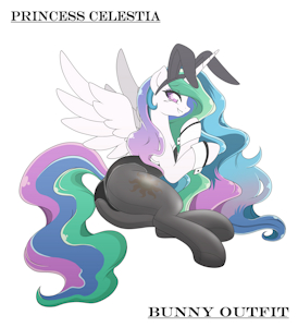 Princess Celestia - Bunny Outfit