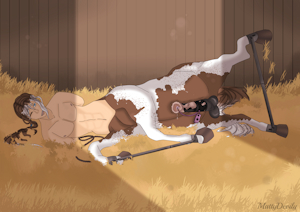 [Commission NSFW ] - Centaur in the Stable