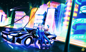 “Cyberpunk Selfie!” By Katu_Kint
