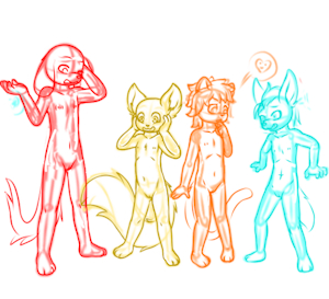 Permacub sketches, lineart and more