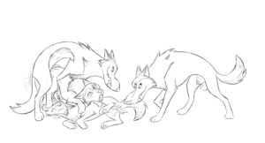 Mebh, Robyn, and Wolves