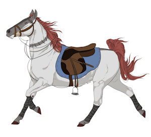 Elia: Targaryen Horse